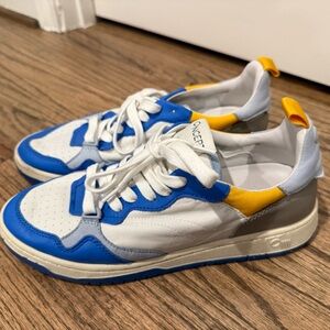 ONCEPT Women's White, Blue, and Yellow Sneakers